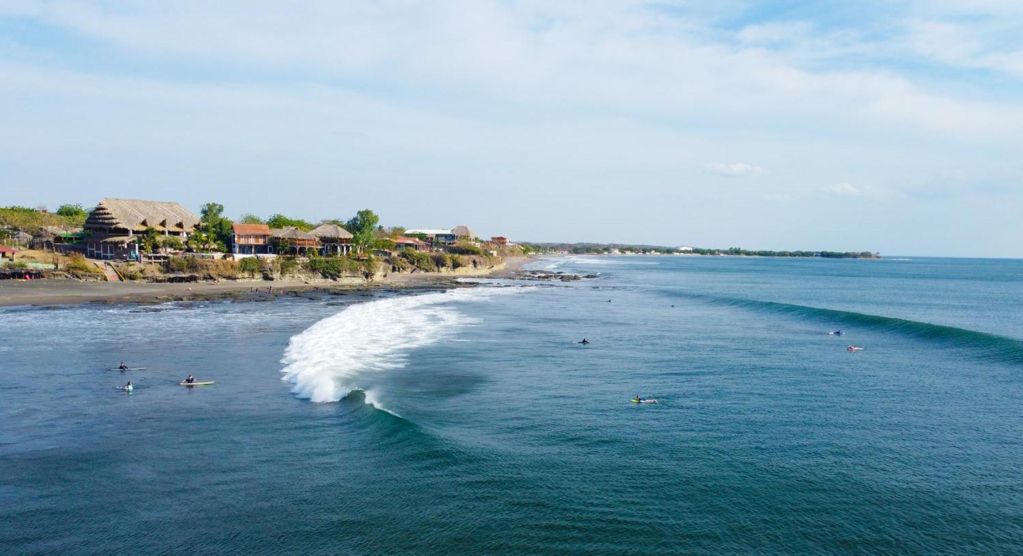 הוילה Puerto Sandino Miramar Surfcamp מראה חיצוני תמונה