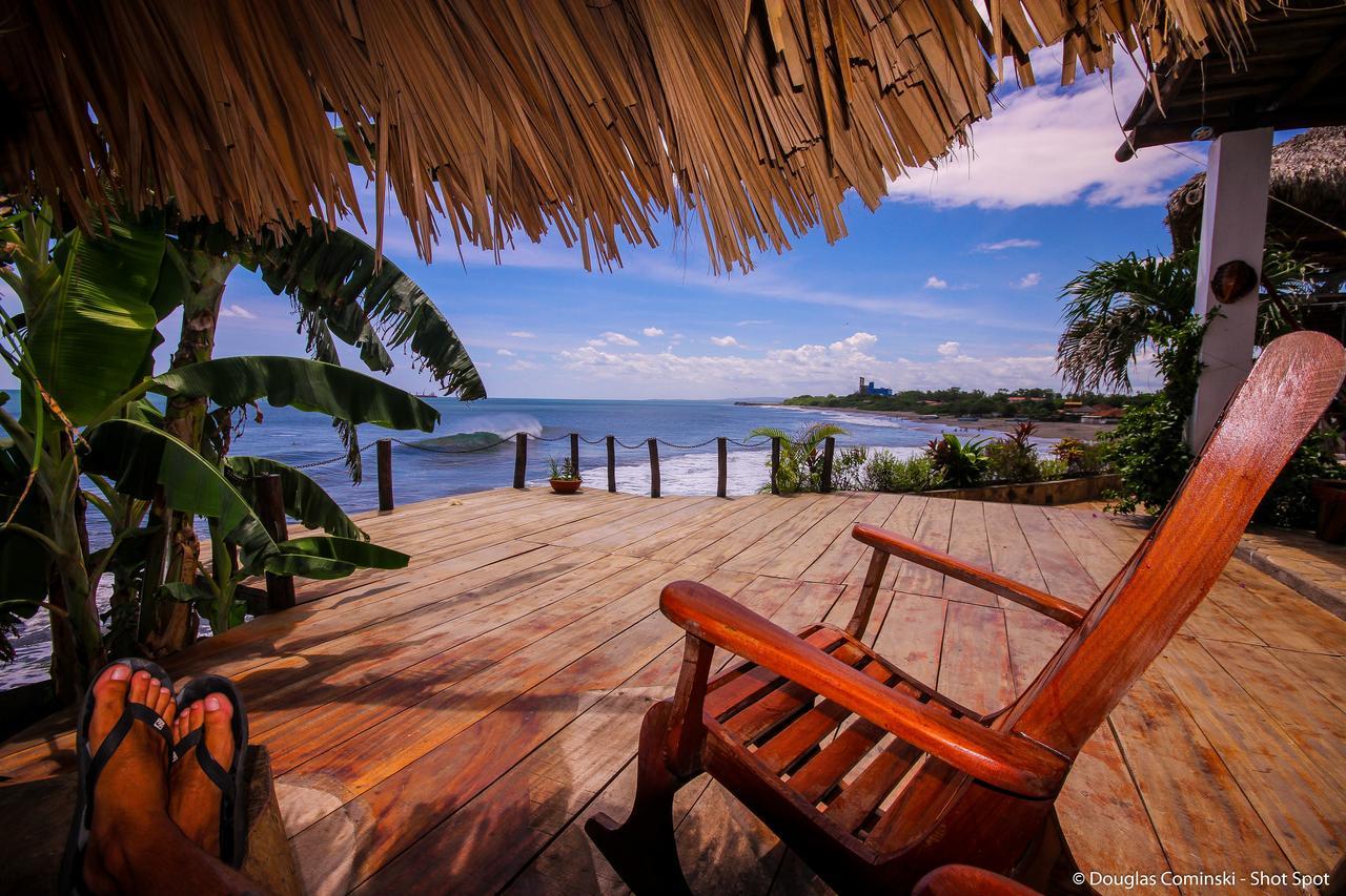 הוילה Puerto Sandino Miramar Surfcamp מראה חיצוני תמונה